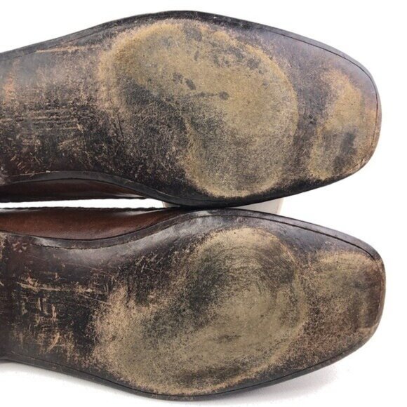 Santoni Brown Leather Kiltie Tassel Loafers 11D main image 11